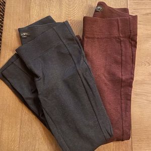 LOFT Leggings set of 2